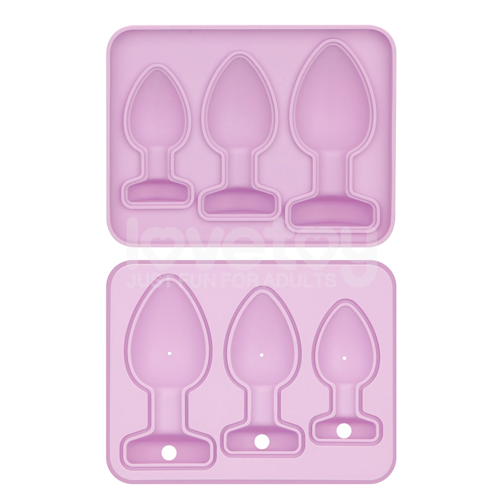 Jokes & Parties Butt Plug Silicone Ice Tray - Novelty Ice Tray-LV765016