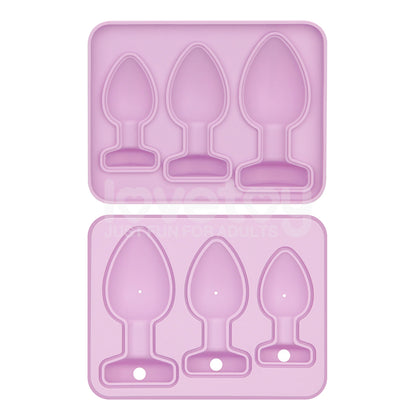 Jokes & Parties Butt Plug Silicone Ice Tray - Novelty Ice Tray-LV765016