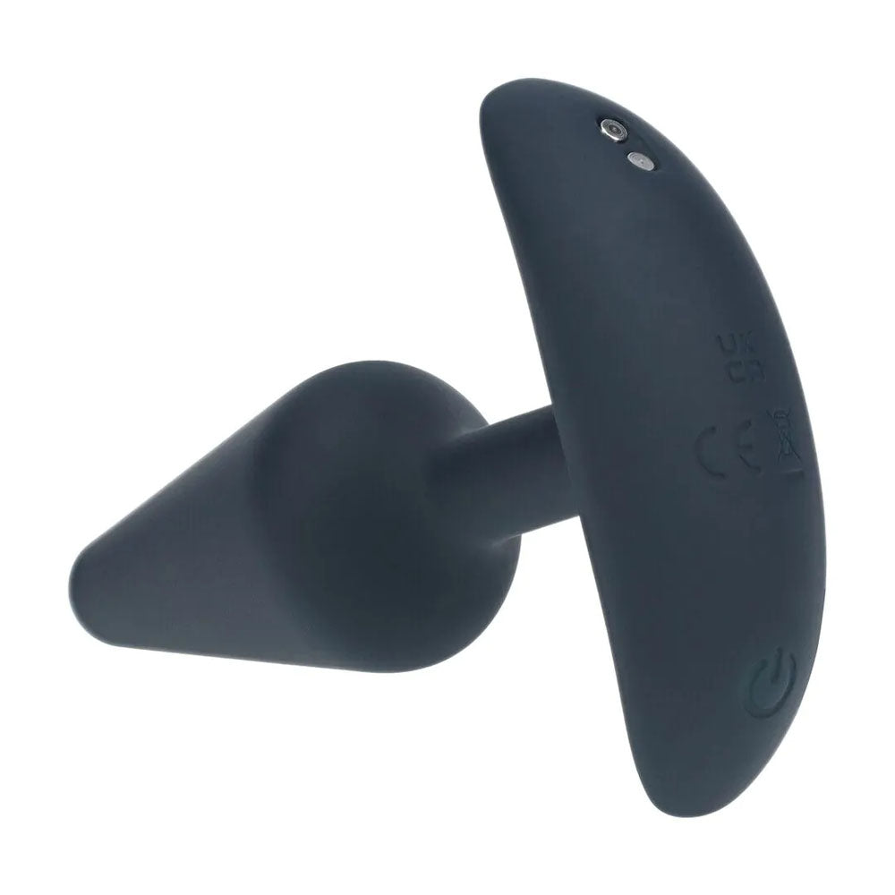 LEVELZ Classic Vibrating Silicone Anal Plug - Small - Black Small USB Rechargeable Butt Plug-LVL03-0012BLK