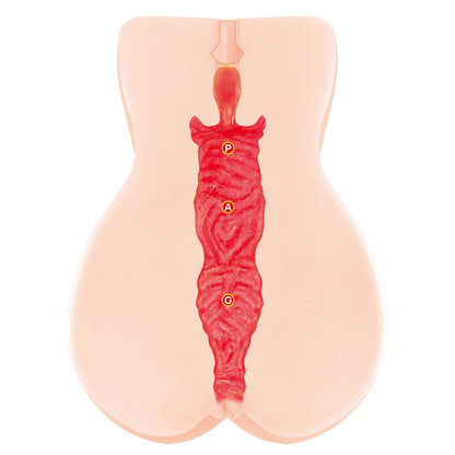 Kokos Vanilla Onahole 004 - Flesh Dual Layer Vagina Stroker-M01-003-14DE