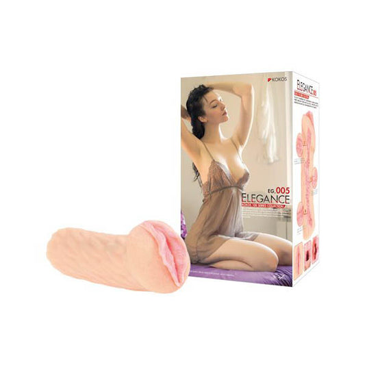 Kokos Elegance 005 - Flesh Dual Layer Vagina Stroker-M01-03-005