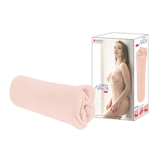 Kokos Mini Nara - Flesh Dual Layer Mini Vagina Stroker-M04-001-005