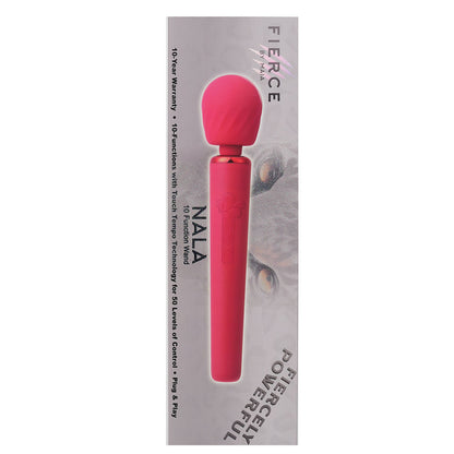 Maia NALA - Red - Red 30 cm USB Rechargeable Massage Wand-MA23-08-RED