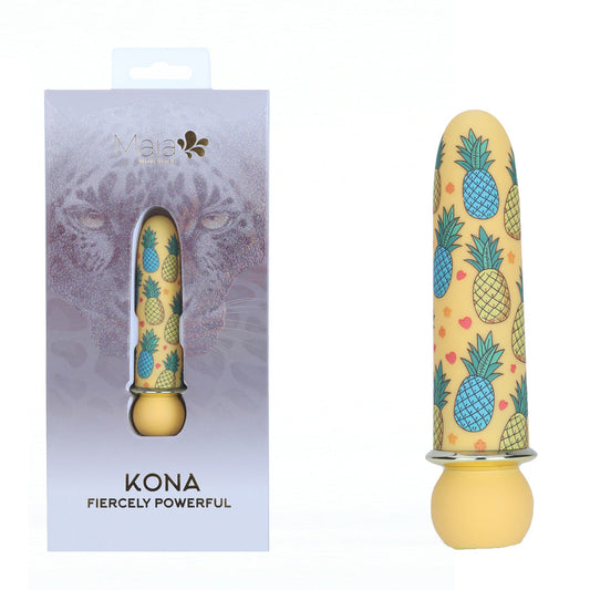 Maia KONA - Pineapple Yellow 10 cm USB Rechargeable Powerful Bullet - MA24-01-PA