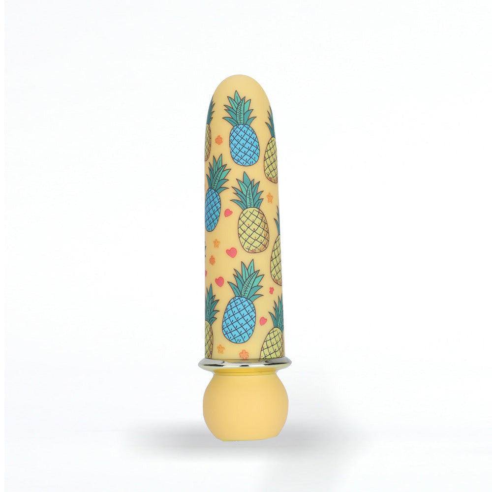 Maia KONA - Pineapple Yellow 10 cm USB Rechargeable Powerful Bullet - MA24-01-PA