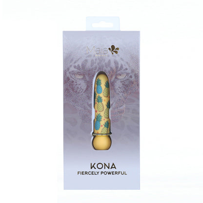 Maia KONA - Pineapple Yellow 10 cm USB Rechargeable Powerful Bullet - MA24-01-PA