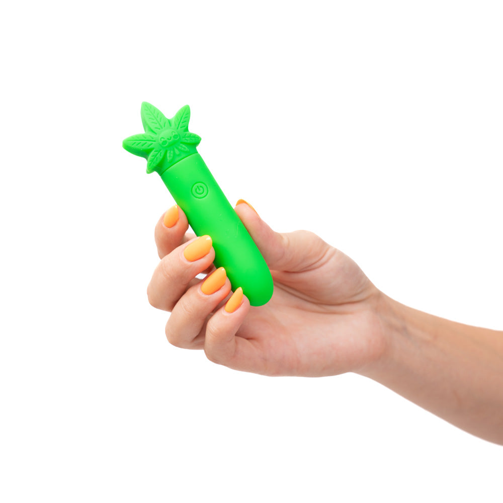 Maia STONI - 420 Green 11.1 cm USB Rechargeable Bullet-MA24-09