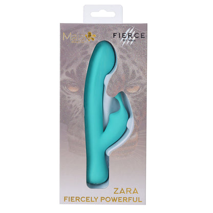 Maia ZARA - Teal - Teal 17.1 cm USB Rechargeable Rabbit Vibrator-MA24-18-TEAL