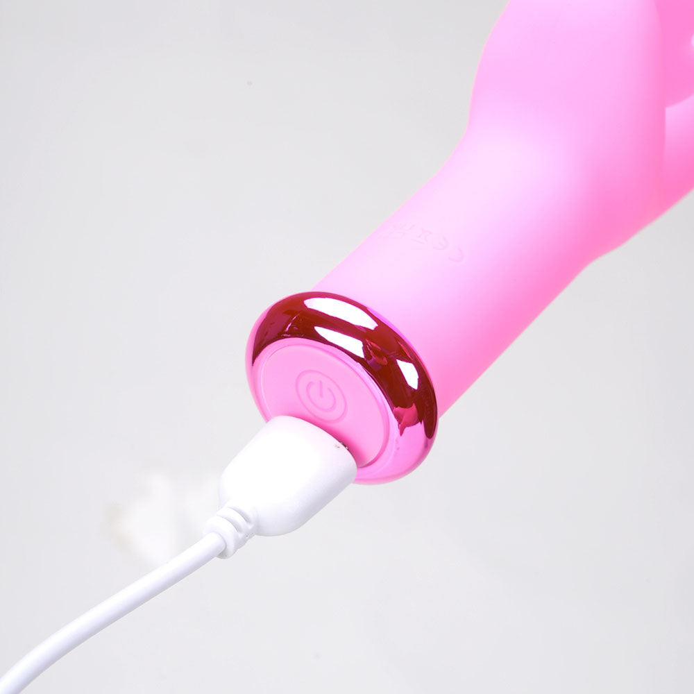 Maia MYLA - Pink - Pink 15.9 cm USB Rechargeable Butterfly Vibrator-MA24-19-PINK