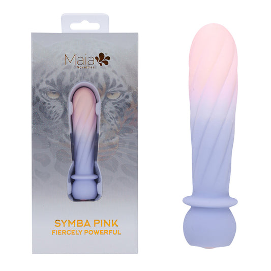 Maia SYMBA - Pink - Pink 10.8 cm USB Rechargeable Powerful Bullet - MA25-14-PINK