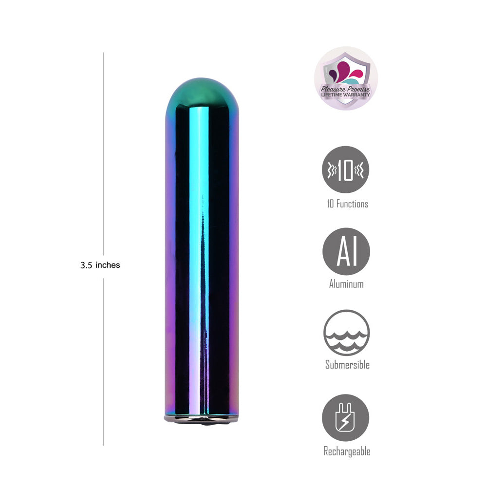 Maia COSMO - Metallic Coloured 8.9 cm USB Rechargeable Bullet - MA25-15