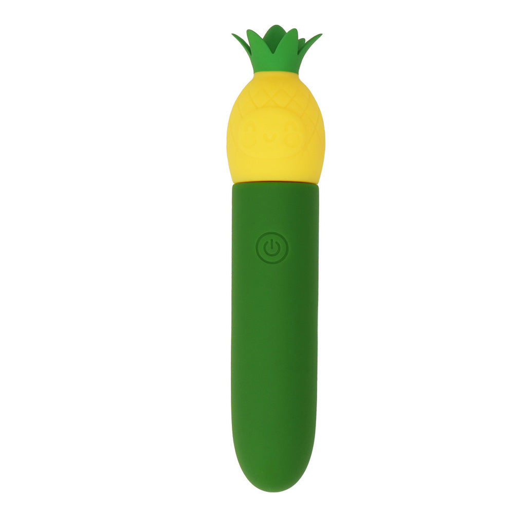 Maia PINA - Green/Yellow 11.1 cm USB Rechargeable Bullet - MA25-19
