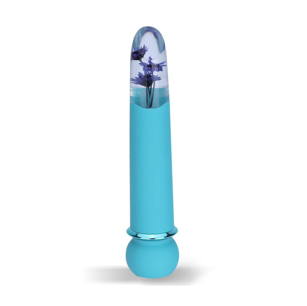 Maia FLORA - Teal - Teal 12.7 cm USB Rechargeable Powerful Bullet - MA26-01-TEAL