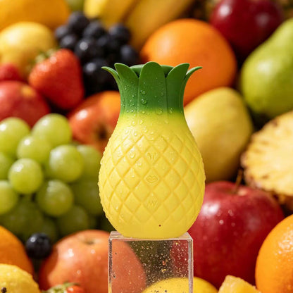 Maia ALOHA - Yellow/Green USB Rechargeable Vibrating & Sucking Stimulator - MA26-02