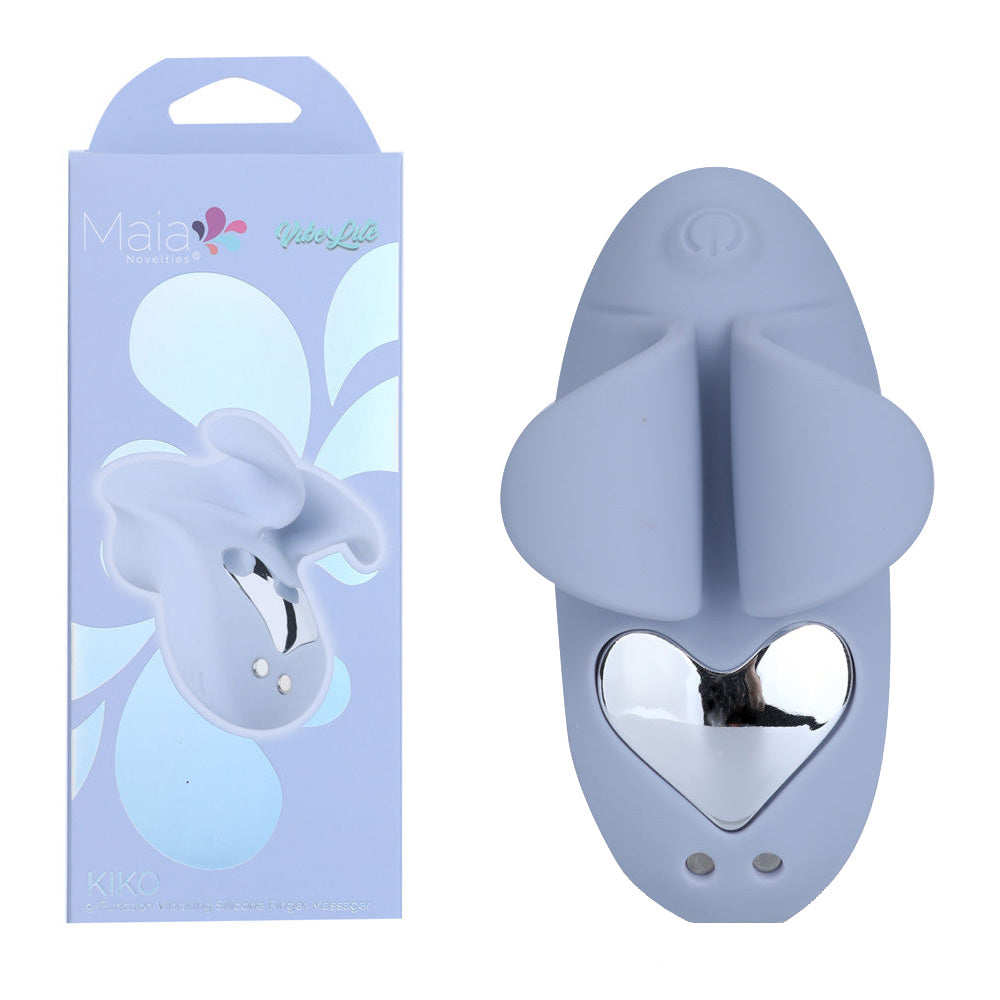 Maia KIKO - Lilac USB Rechargeable Vibrating Finger Stimulator - MA26-10