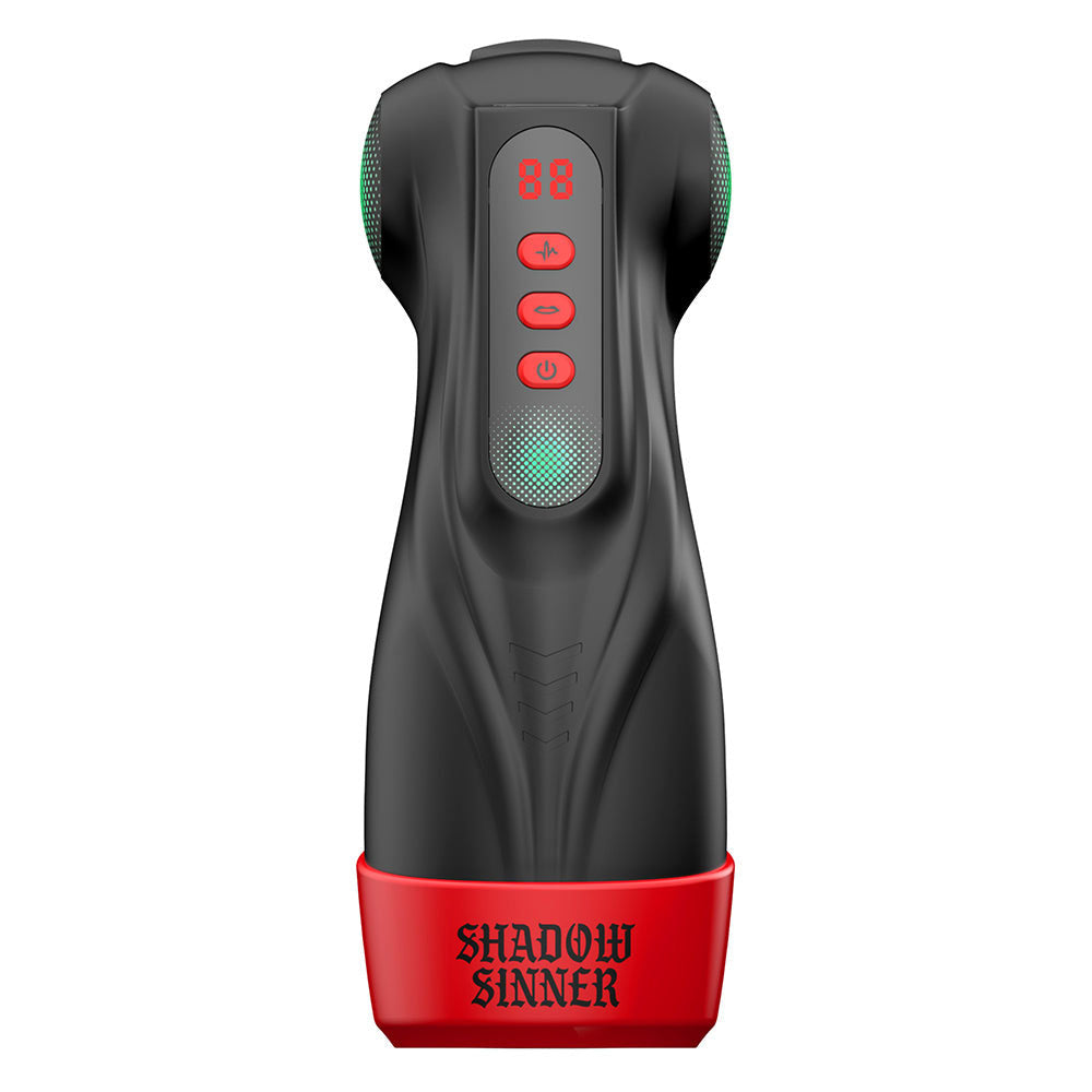 MASTURS Raven - USB Rechargeable Vibrating and Sucking Auto Stroker with Augmented Reality-MAS002BLK