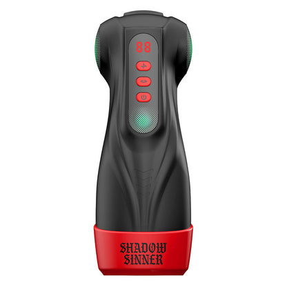 MASTURS Raven - USB Rechargeable Vibrating and Sucking Auto Stroker with Augmented Reality-MAS002BLK