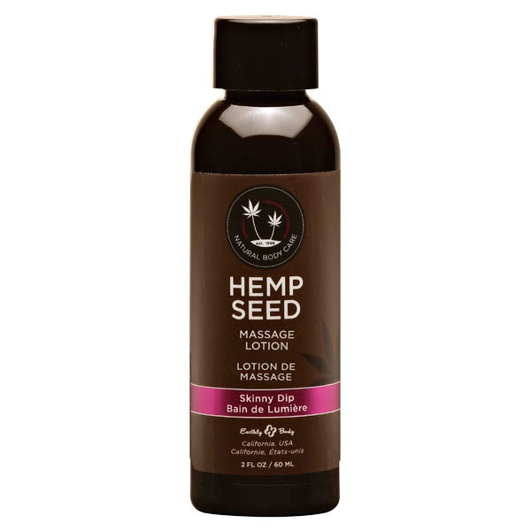 Hemp Seed Massage Lotion - Skinny Dip (Vanilla & Faiy Floss) Scented - 59 ml Bottle-ML121