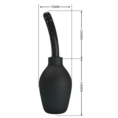 MR PLAY Anal Douche - Black Unisex Douche - 310 ml Capacity