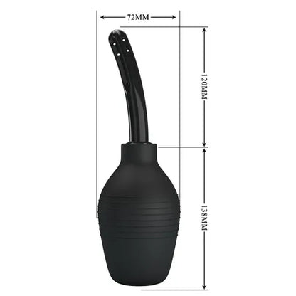 MR PLAY Anal Douche - Black Unisex Douche - 310 ml Capacity