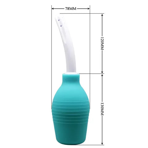 MR PLAY Anal Douche - Aqua/White Unisex Douche - 310 ml Capacity
