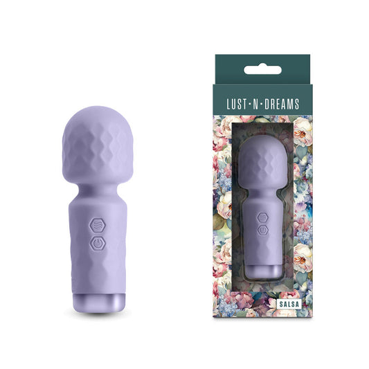 Lust-n-Dreams - Salsa - Lavender - Lavender 11.5 cm USB Rechargeable Mini Massage Wand-NSN-0245-15