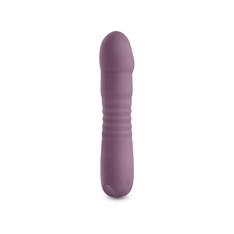 Lust-n-Dreams - Poise - Mauve - Purple 17.3 cm USB Rechargeable Thrusting Vibrator-NSN-0245-75