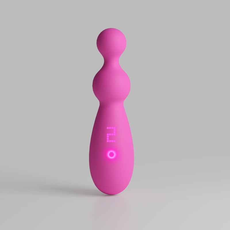 Pretty in Pink Petal - Pink - Pink 15.5 cm USB Rechargeable Vibrator - NSN-0365-14