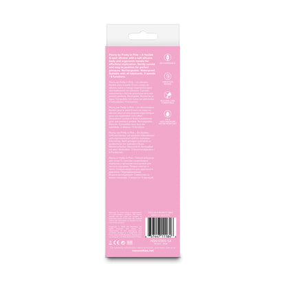 Pretty in Pink Peony - Pink - Pink 19.8 cm USB Rechargeable Vibrator - NSN-0365-54