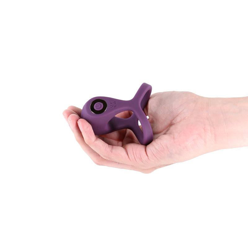 INYA Valiant - Berry - Purple USB Rechargeable Vibrating Cock Ring-NSN-0561-16