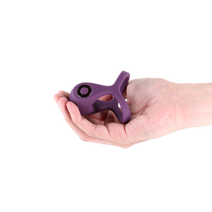 INYA Valiant - Berry - Purple USB Rechargeable Vibrating Cock Ring-NSN-0561-16