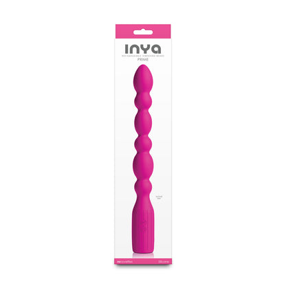 INYA Prime - Pink - Pink 28.8 cm USB Rechargeable Anal Vibrator - NSN-0561-44