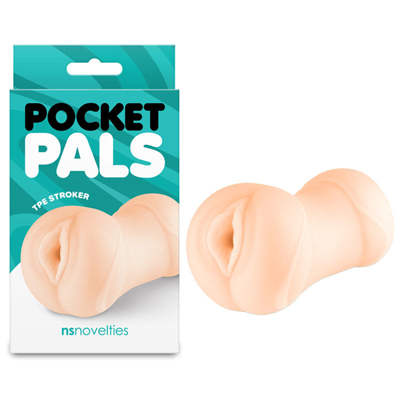 Pocket Pals Vagina Stroker - Flesh - Flesh Vagina Stroker-NSN-1020-01