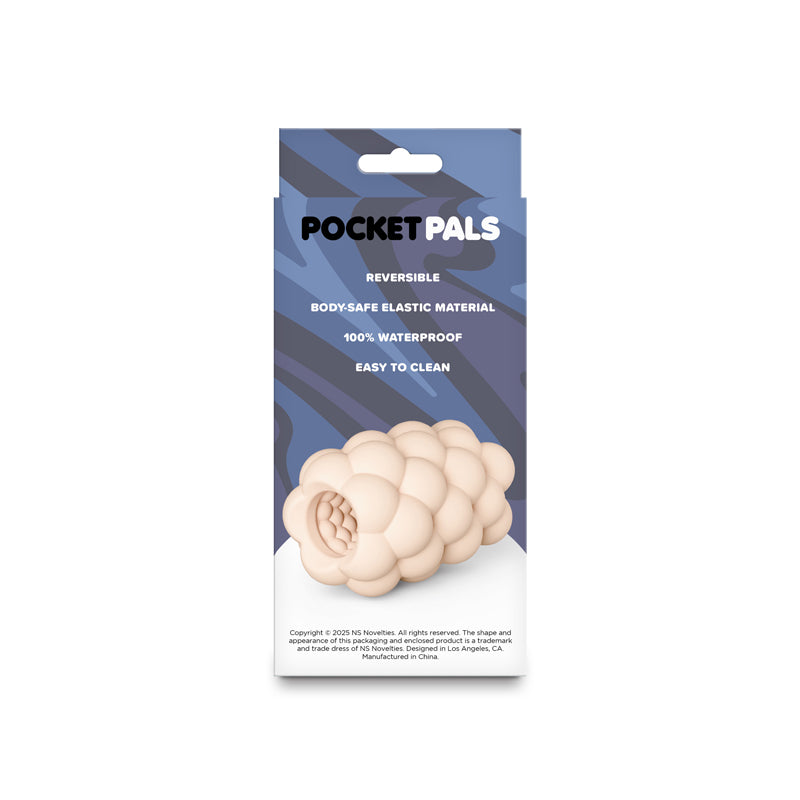 Pocket Pals Bubbles - Flesh - Flesh Mini Stroker - NSN-1020-41