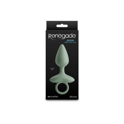 Renegade Orion - Sage - Green 13 cm USB Rechargeable Vibrating Butt Plug-NSN-1132-58