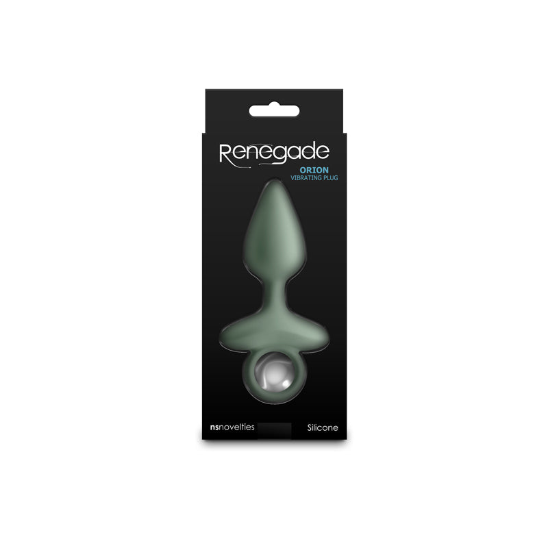Renegade Orion - Sage - Green 13 cm USB Rechargeable Vibrating Butt Plug-NSN-1132-58