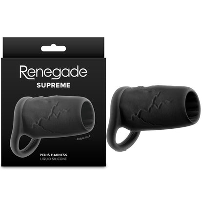 Renegade Supreme - Black - Black Penis Sleeve-NSN-1165-23