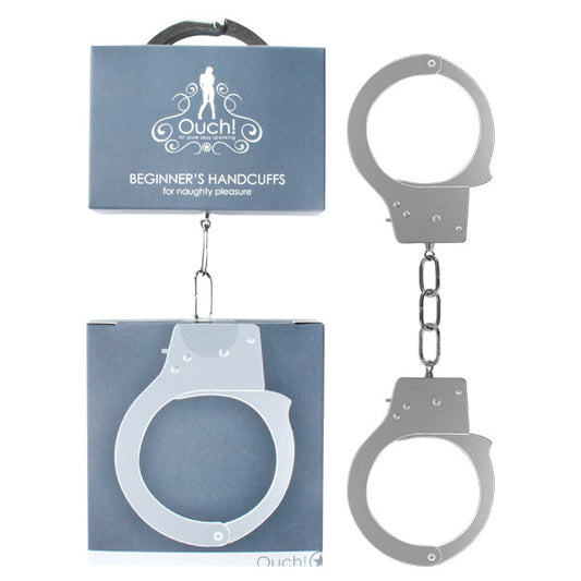 Ouch Beginners Handcuffs - Metal Restraints-OU001MET