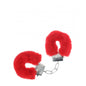 OUCH! Classic Fluffy Cuffs - Red - Red Fluffy Restraints