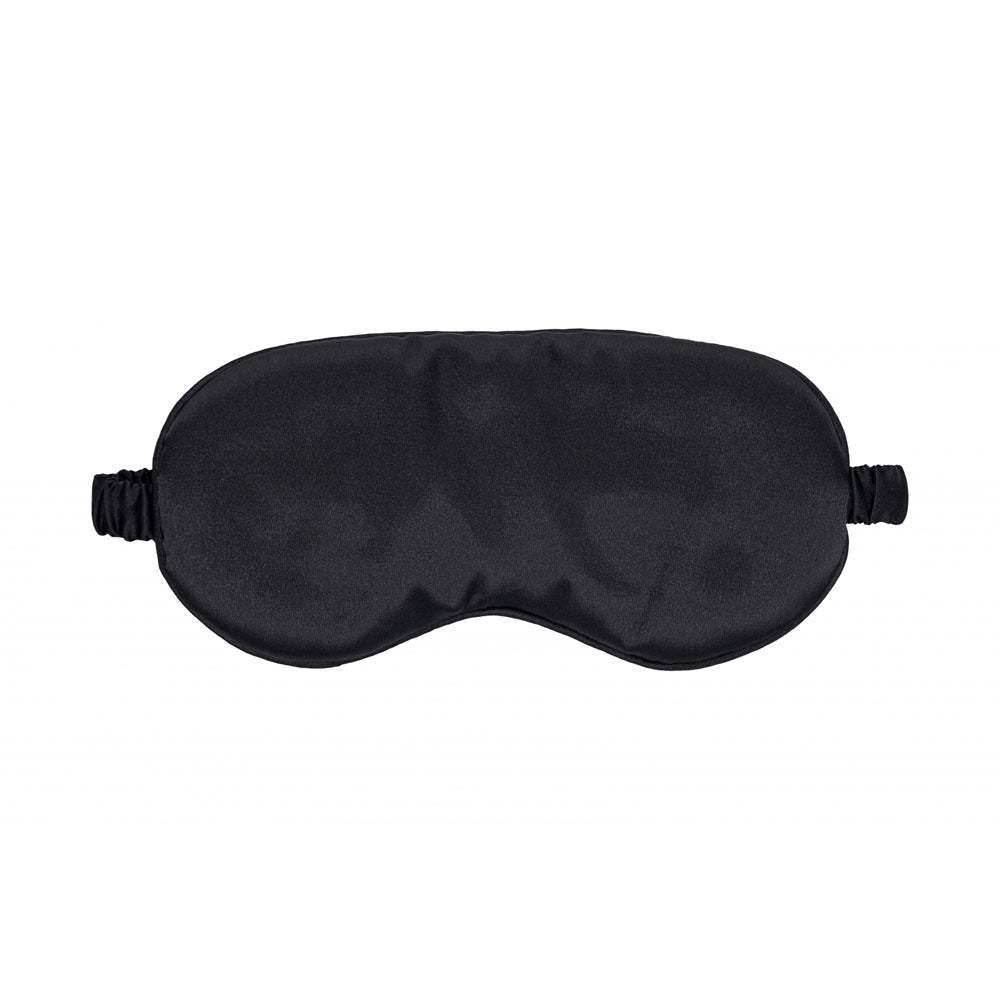 OUCH! Satin Mask - Black - Black Eye Mask - OU1060BLK