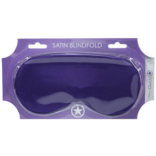 OUCH! Satin Mask - Purple - Purple Eye Mask - OU1060PUR