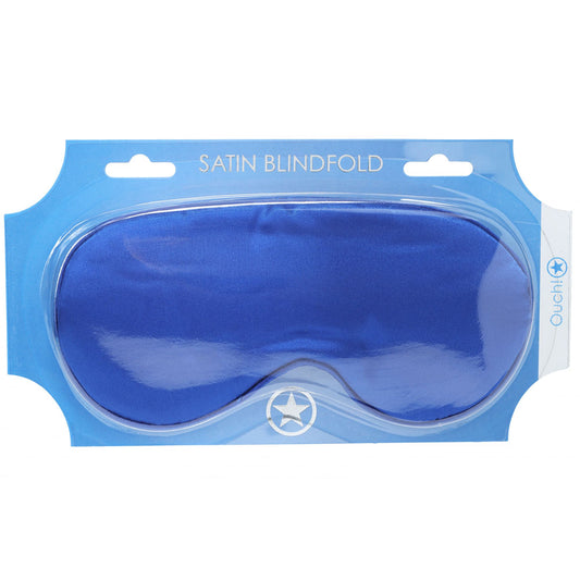 OUCH! Satin Mask - Royal Blue - Royal Blue Eye Mask - OU1060RBL