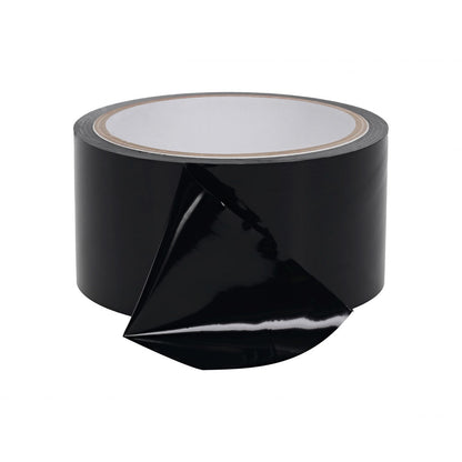 OUCH! PVC Non-Stick Tape - Black - Black Bondage Tape - 20 metre Length - OU1063BLK
