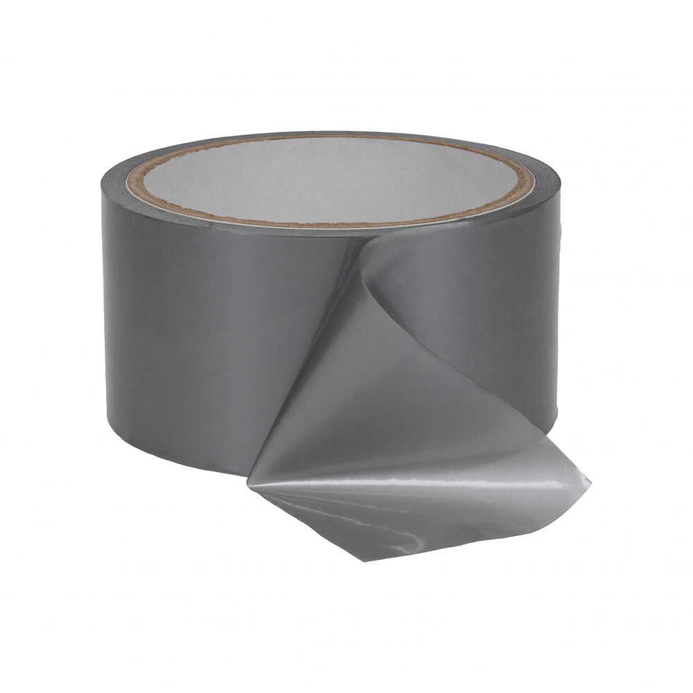 OUCH! PVC Non-Stick Tape - Silver - Silver Bondage Tape - 20 metre Length - OU1063SIL