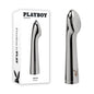 Playboy Pleasure SWOON - Chrome 14 cm USB Rechargeable Vibrator-PB-RS-4301-2
