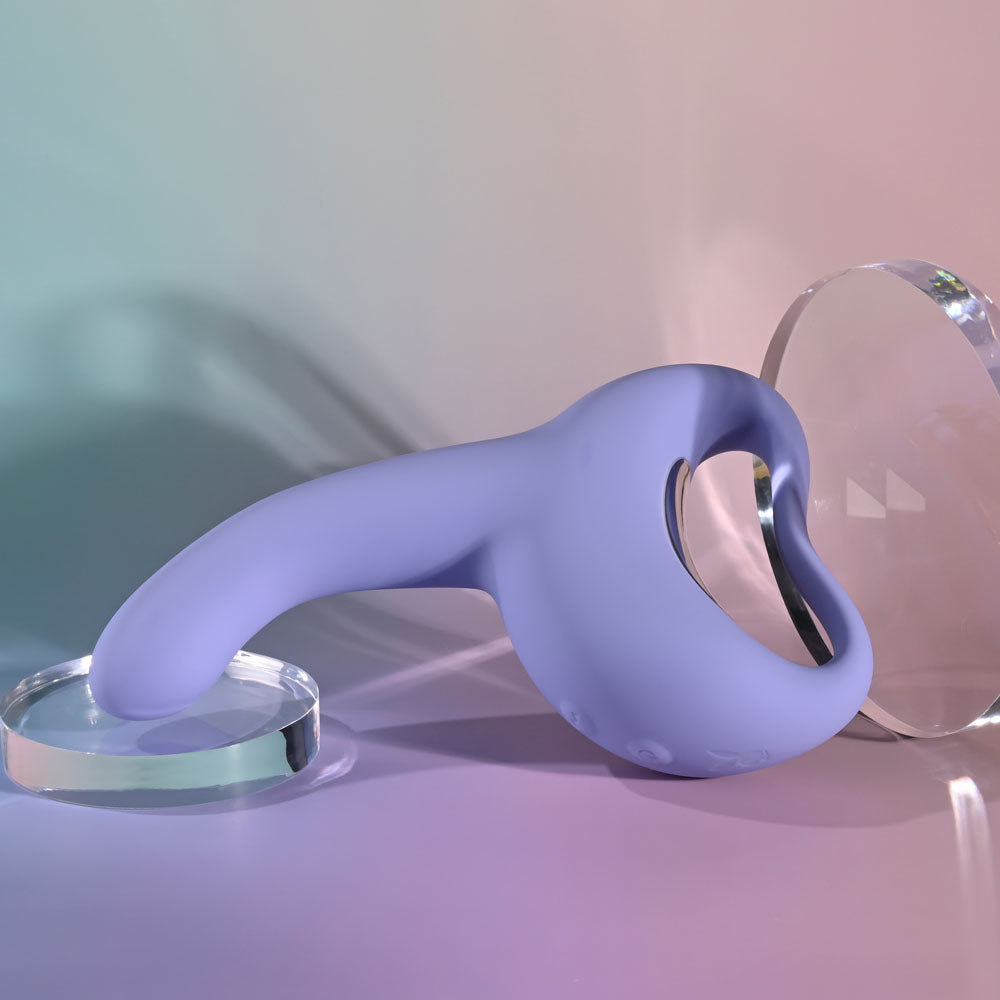 Playboy Pleasure NICE TO MEET YOU - Purple 19.5 cm USB Rechargeable Vibrator-PB-RS-5735-2