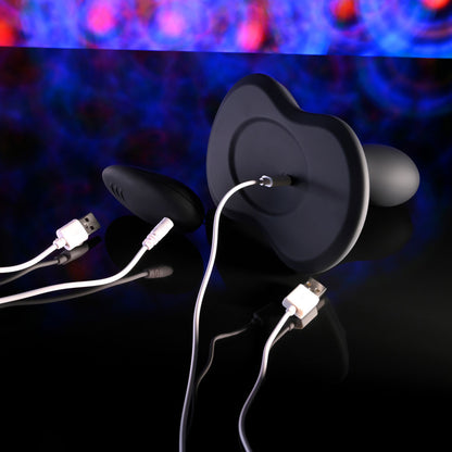 Playboy Pleasure SITTIN & SPINNIN - Black USB Rechargeable Spinning Vibrator & Grinder Pad with Remote-PB-RS-5995-2