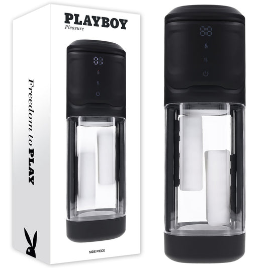 Playboy Pleasure SIDE PIECE - USB Rechargeable Warming Auto Stroker-PB-RS-6565-2