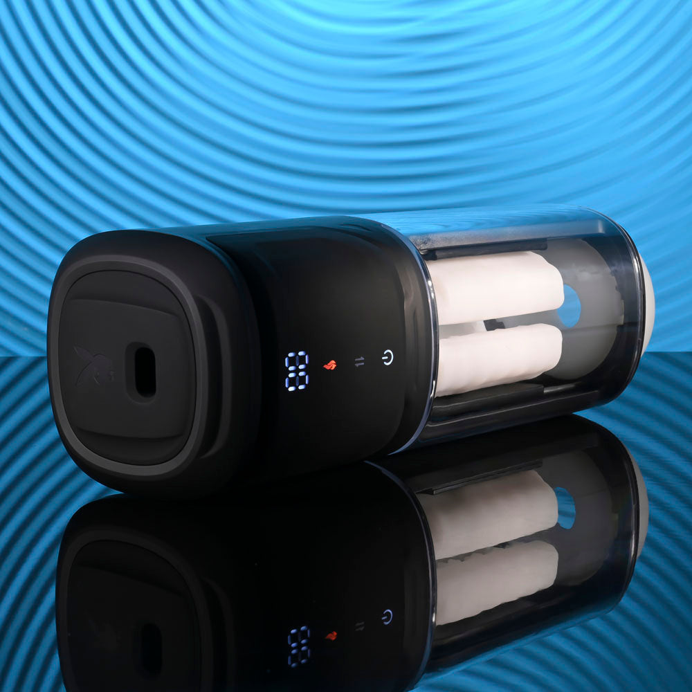 Playboy Pleasure SIDE PIECE - USB Rechargeable Warming Auto Stroker-PB-RS-6565-2