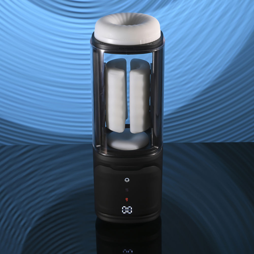 Playboy Pleasure SIDE PIECE - USB Rechargeable Warming Auto Stroker-PB-RS-6565-2